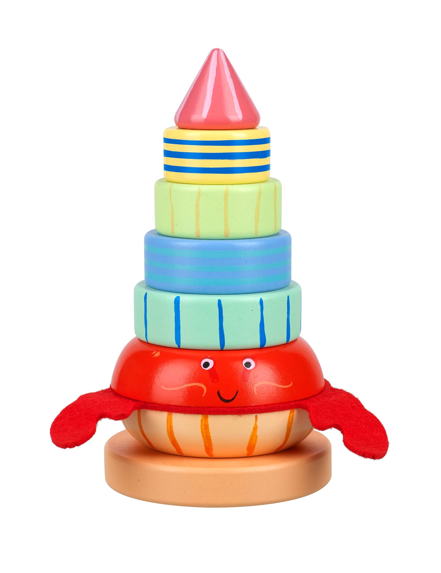 Orange Tree Toys Hermit Stacking Crab