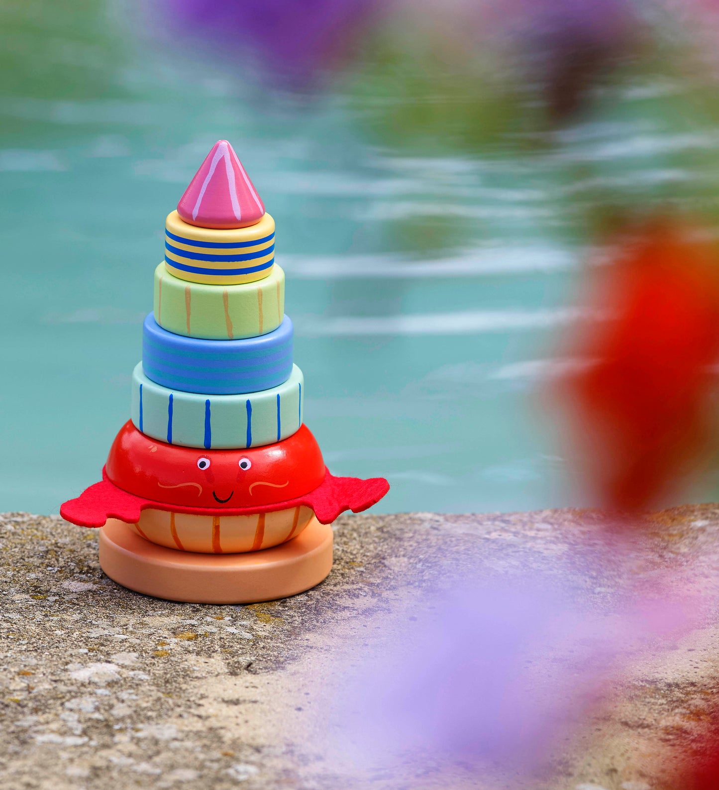 Orange Tree Toys Hermit Stacking Crab