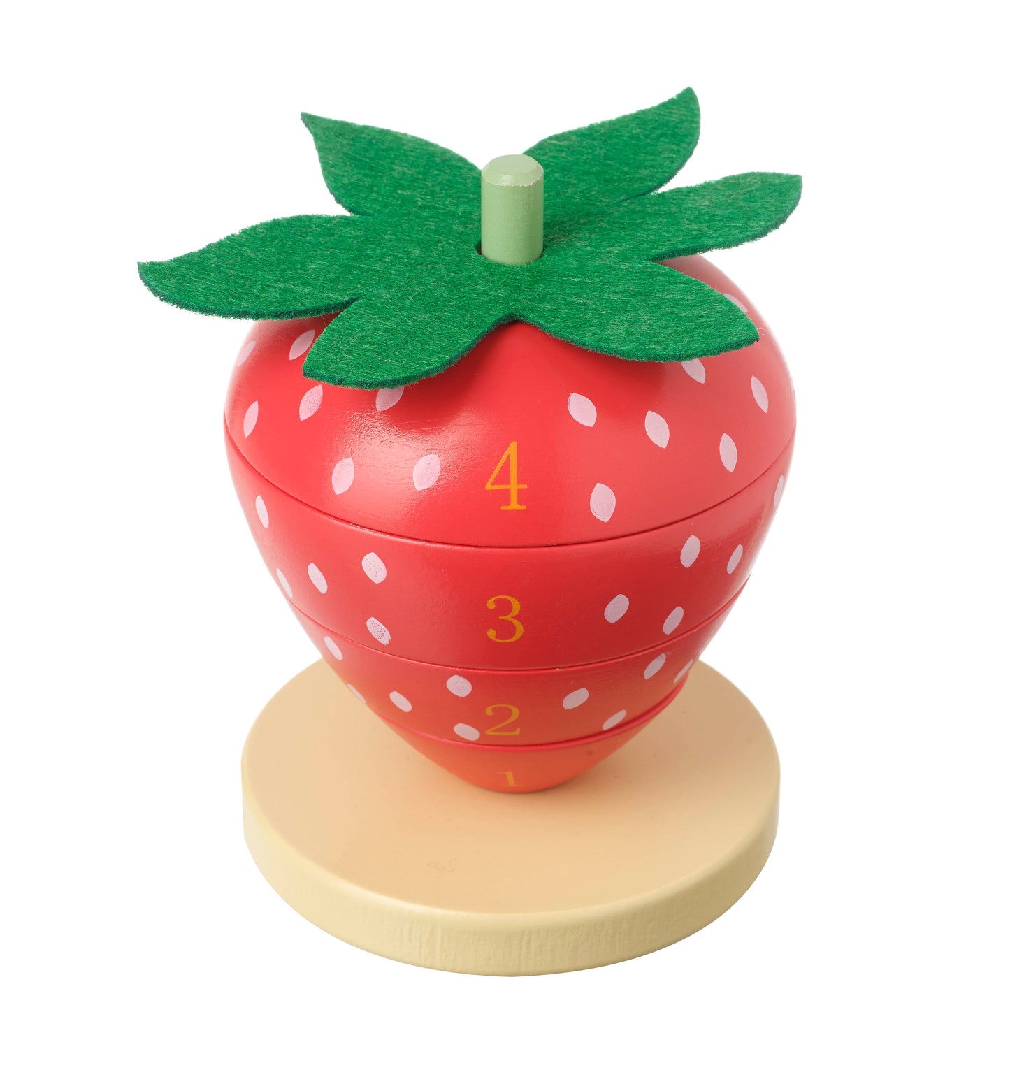 Orange Tree Toys Strawberry Stacking Ring