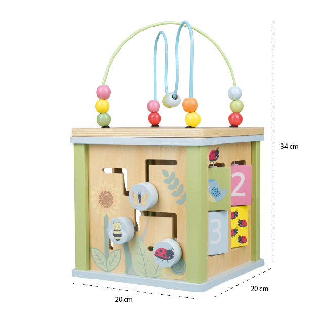 Orange Tree Toys Spring Garden Activity Cube