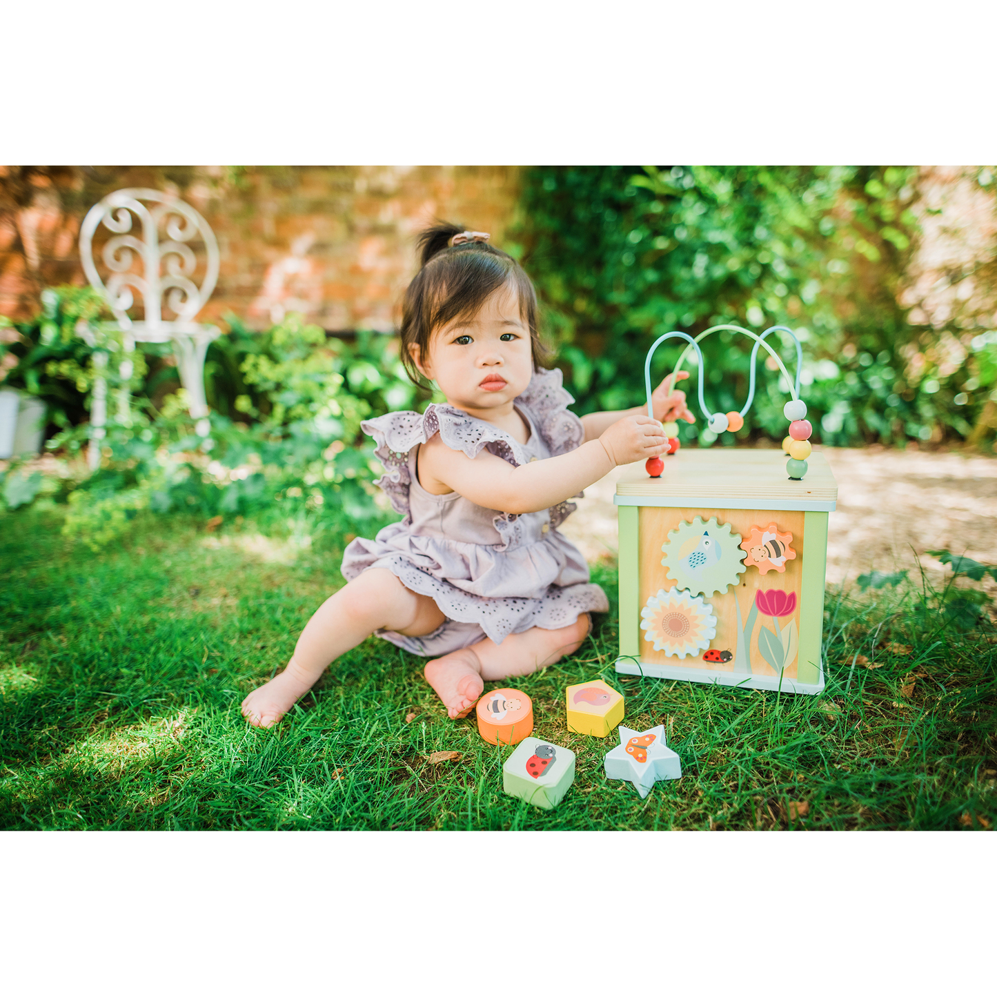 Orange Tree Toys Spring Garden Activity Cube