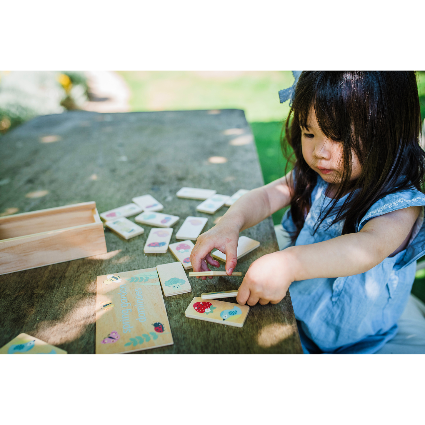 Orange Tree Toys Spring Garden Dominoes