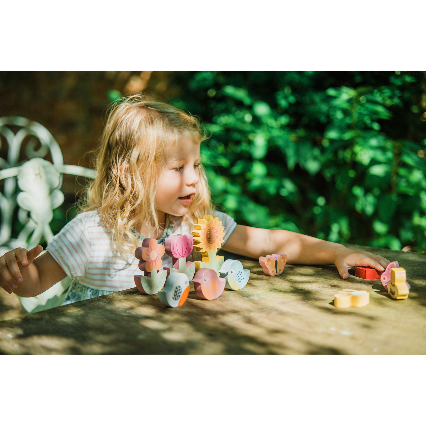 Orange Tree Toys Stacking Spring Garden