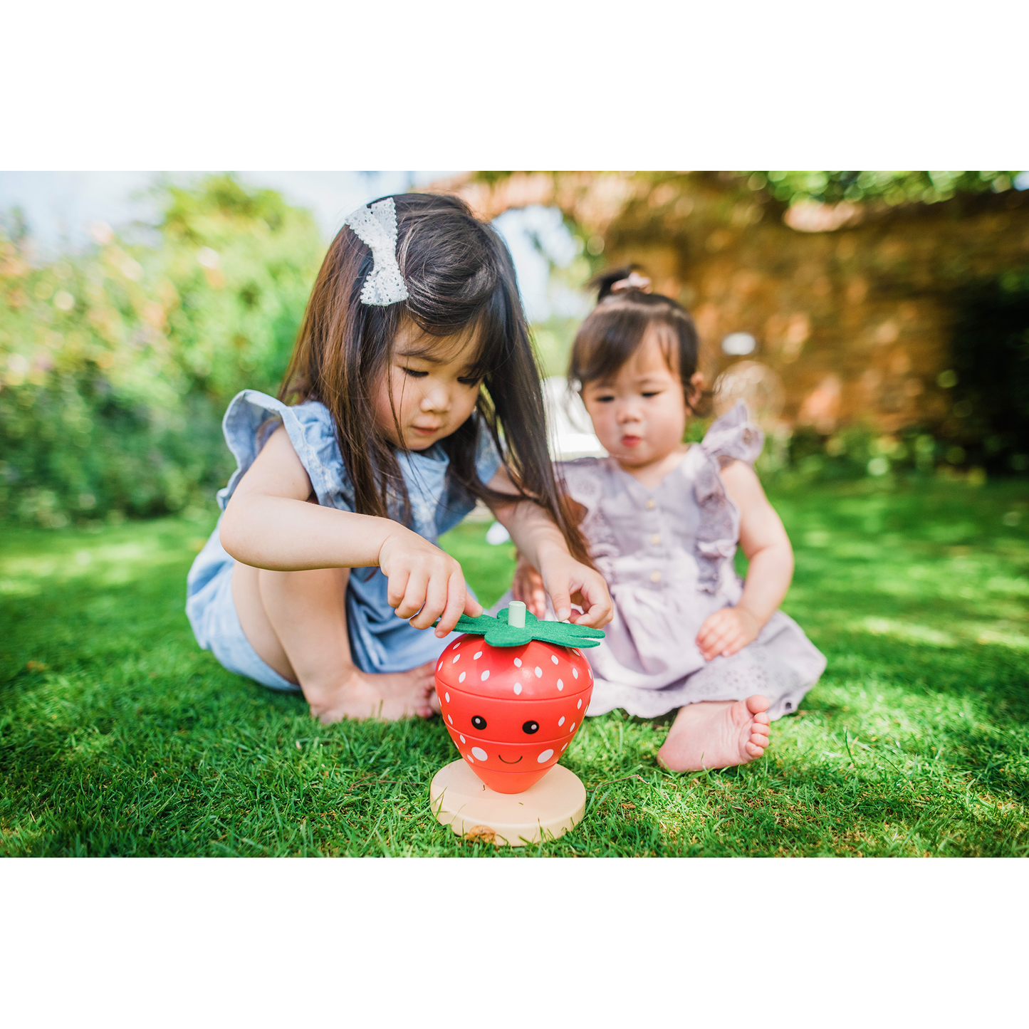 Orange Tree Toys Strawberry Stacking Ring