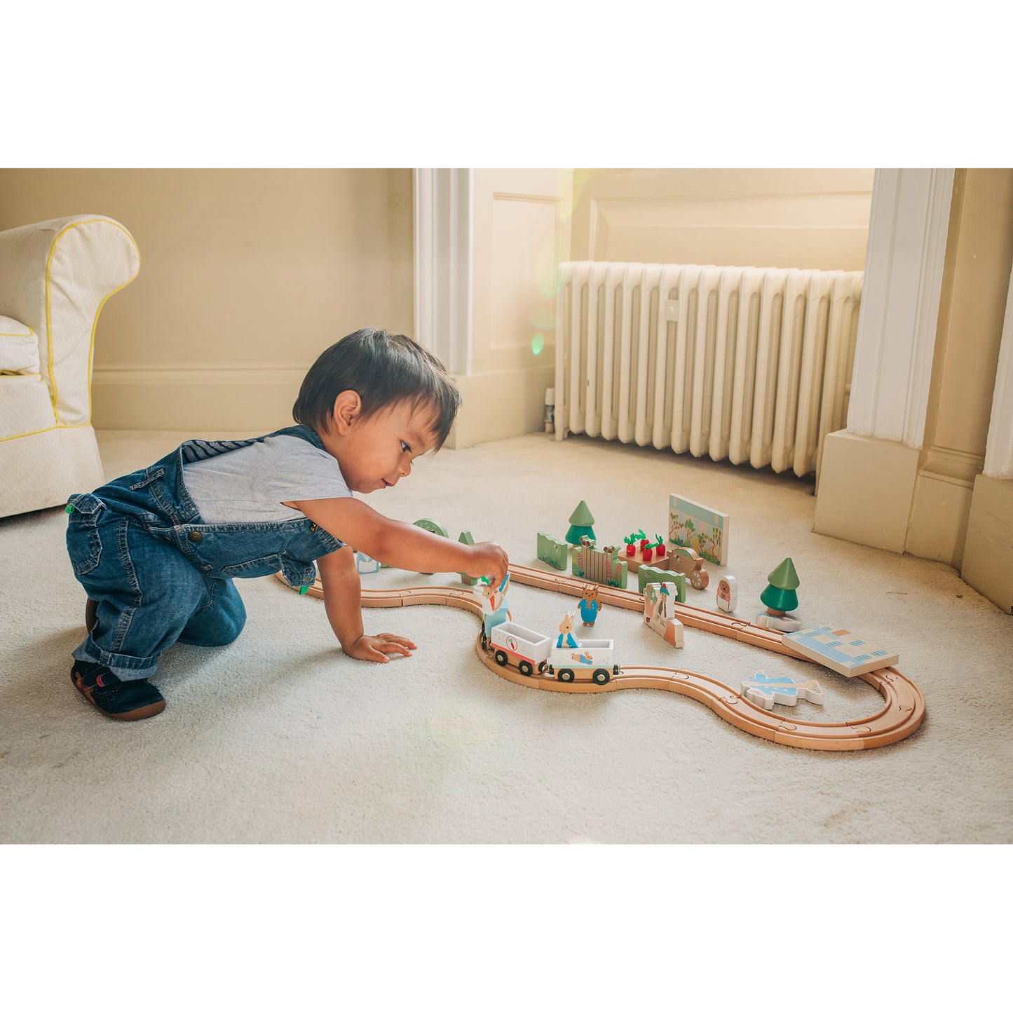 Orange Tree Toys Peter Rabbit Radish Express Train Set
