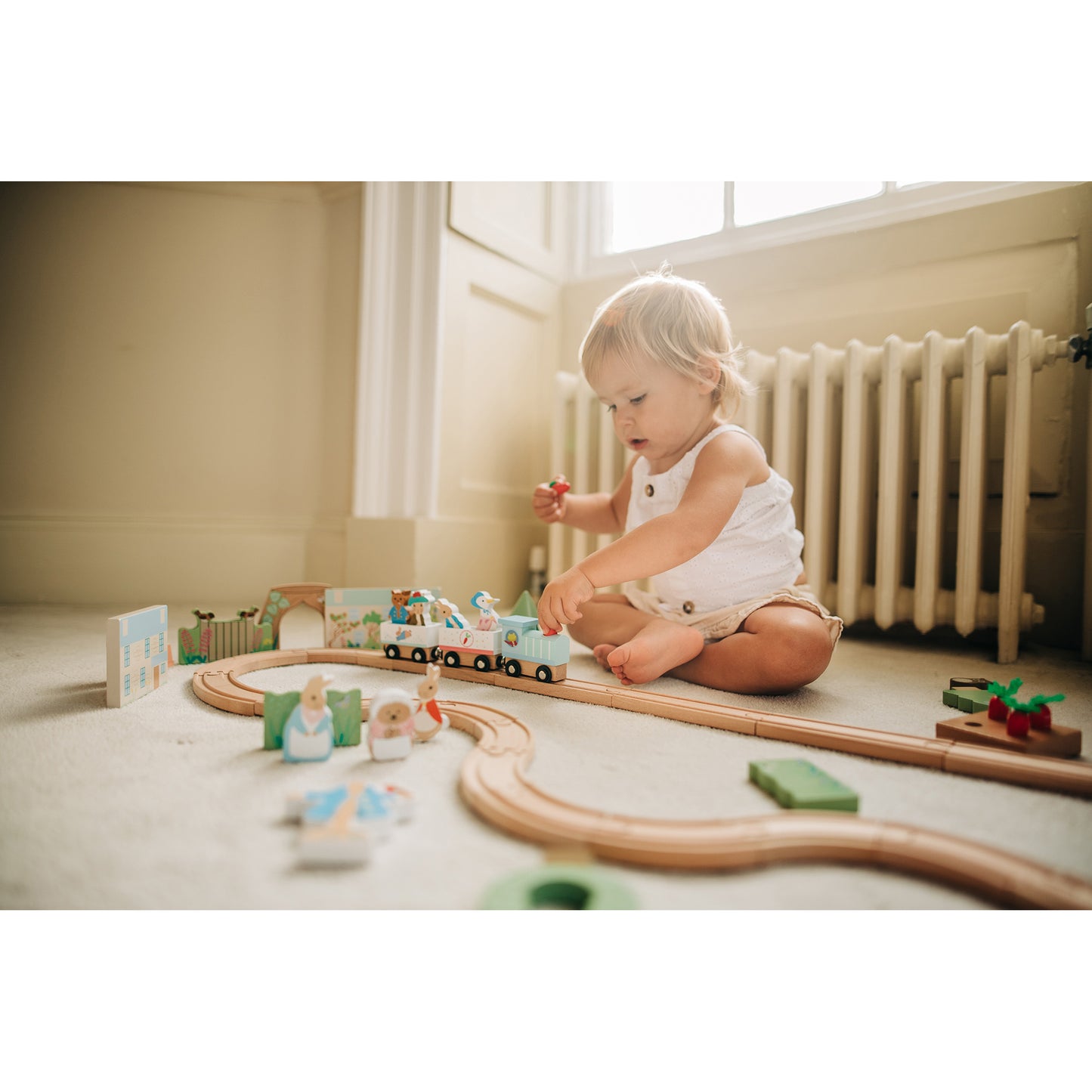 Orange Tree Toys Peter Rabbit Radish Express Train Set