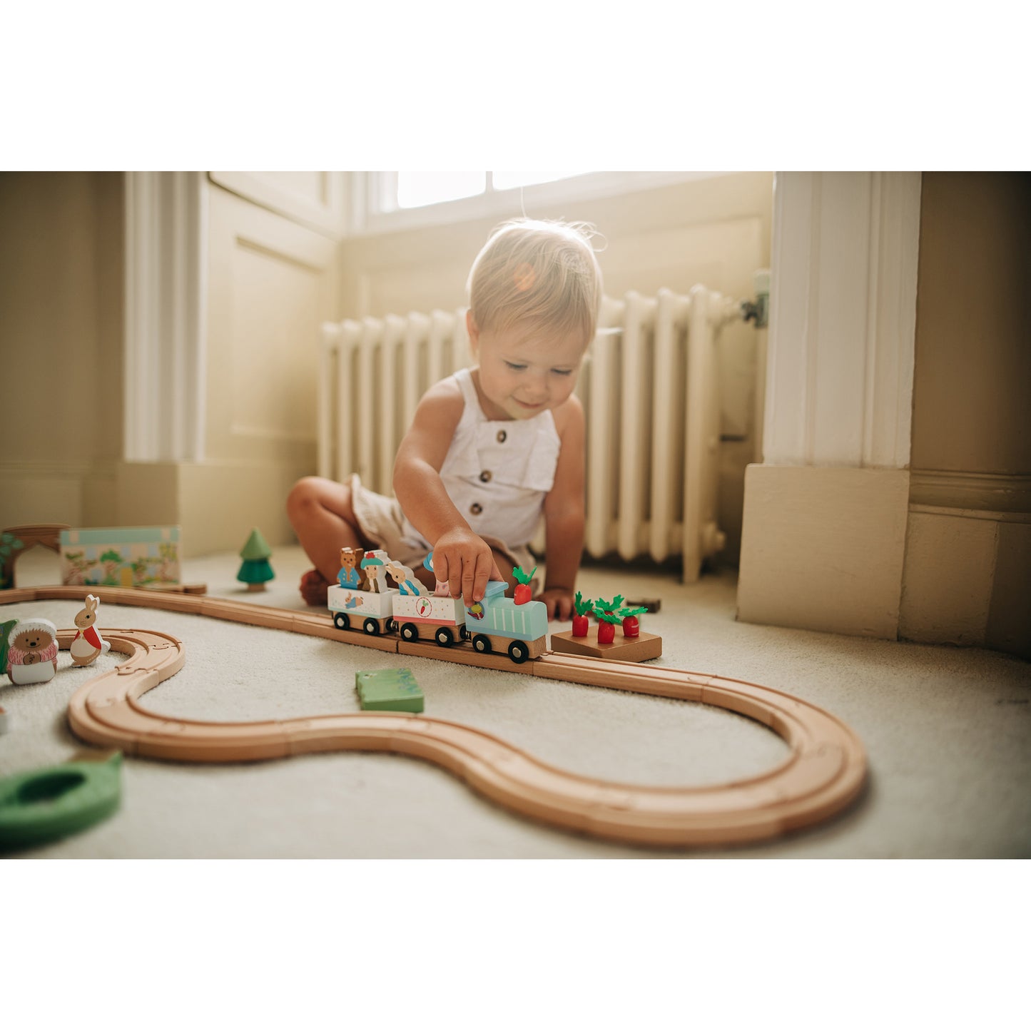 Orange Tree Toys Peter Rabbit Radish Express Train Set