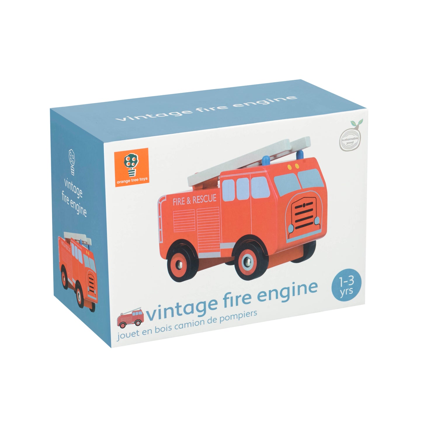 Orange Tree Toys Vintage Fire Engine