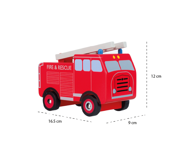 Orange Tree Toys Vintage Fire Engine