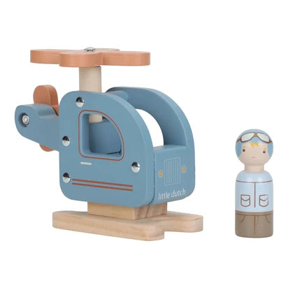 Little Dutch Helicopter with Peg Doll