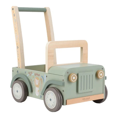 Little Dutch Safari Friends Push Cart