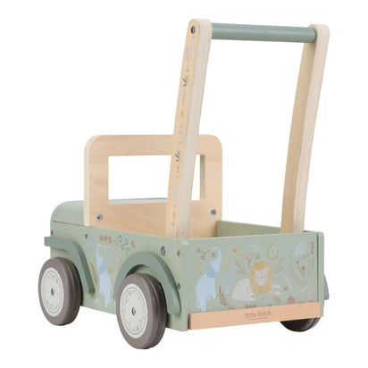 Little Dutch Safari Friends Push Cart