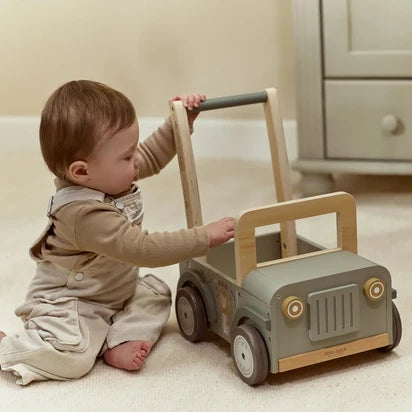 Little Dutch Safari Friends Push Cart