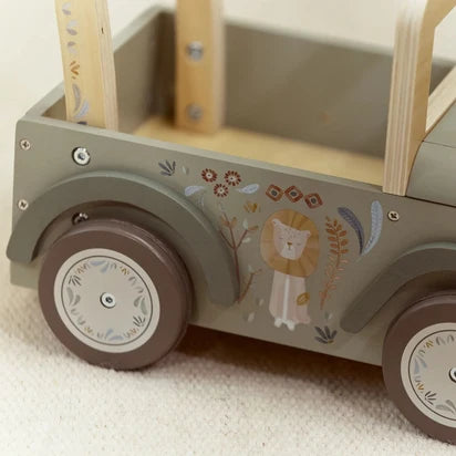 Little Dutch Safari Friends Push Cart