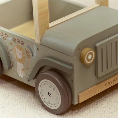 Little Dutch Safari Friends Push Cart