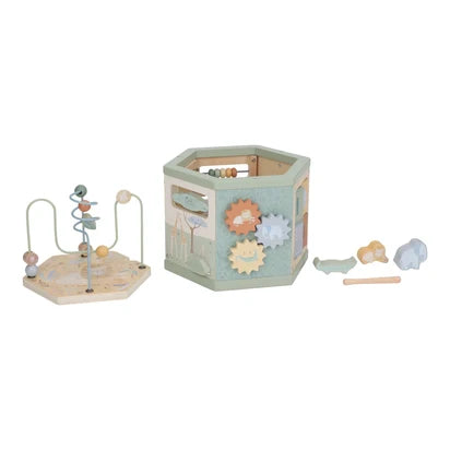 Little Dutch Safari Friends Hexagon Shape Activity Cube