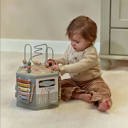 Little Dutch Safari Friends Hexagon Shape Activity Cube