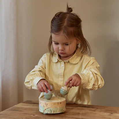 Little Dutch Wooden Music Box - Safari Friends
