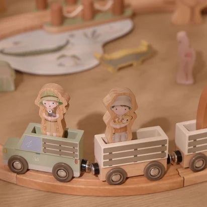 Little Dutch Safari Friends Train Set
