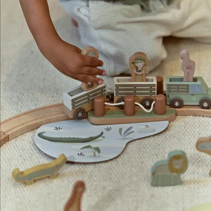 Little Dutch Safari Friends Train Set