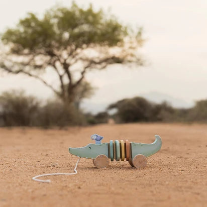 Little Dutch Safari Friends Pull Along Crocodile