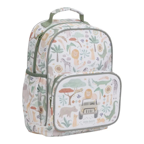 Little Dutch Large Backpack Safari Friends