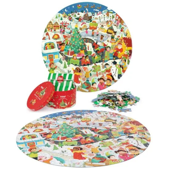 Boppi Round Jigsaw - 150 Pieces - Christmas