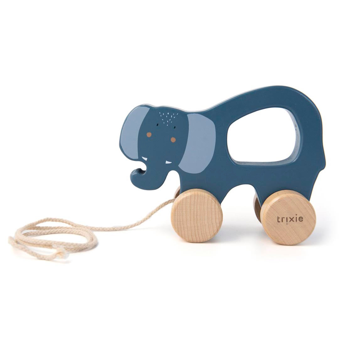 Trixie Pull Along toy - Mrs Elephant