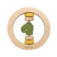 Trixie Wooden Round Rattle - Mr Dino