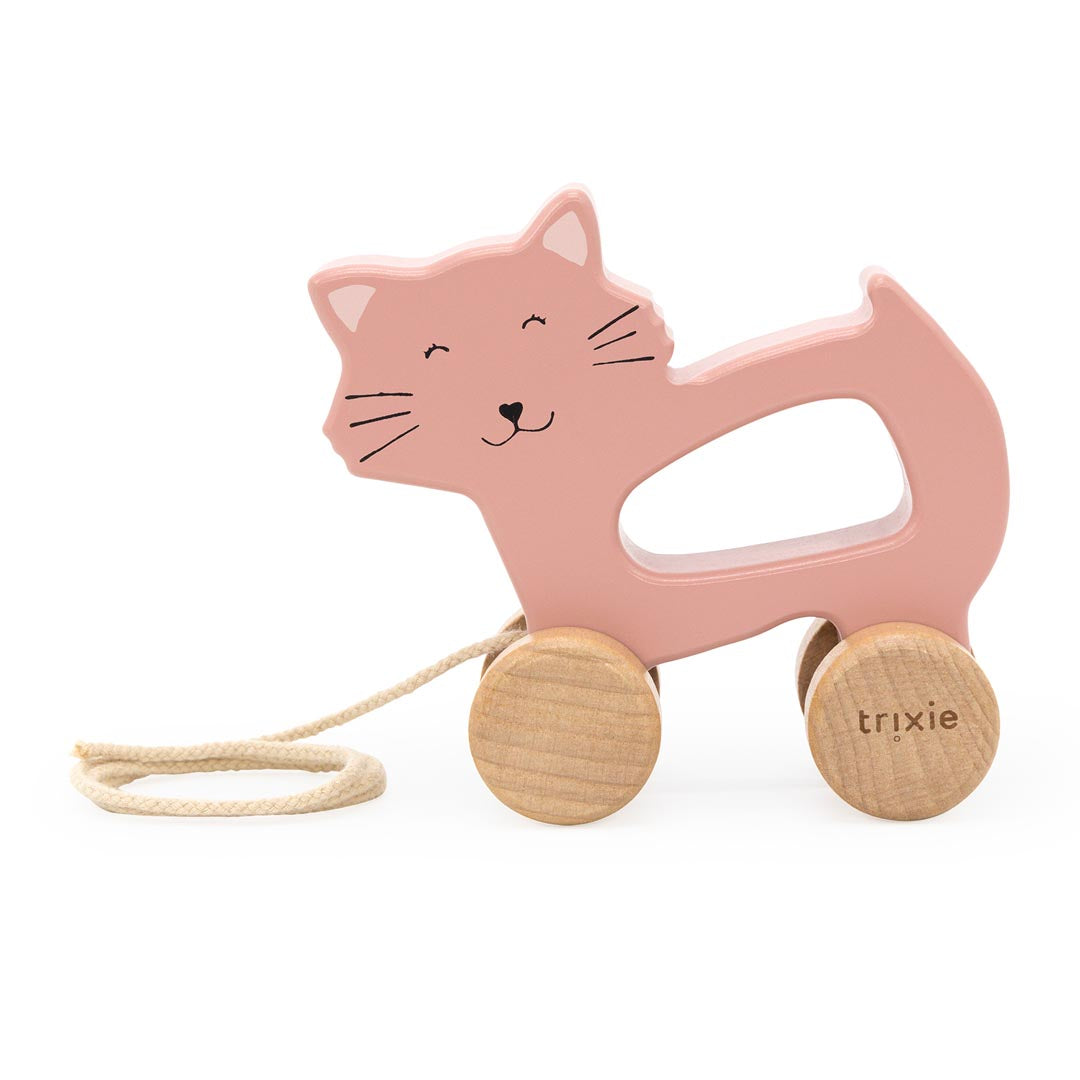 Trixie Wooden Pull Along - Mrs Cat