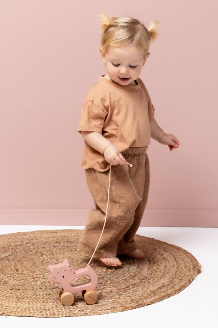 Trixie Wooden Pull Along - Mrs Cat