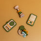Trixie Wooden Silicone Rattle - Mr Dino