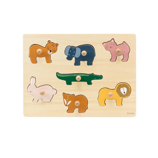 Trixie Wooden Animal Puzzle - 7 Piece