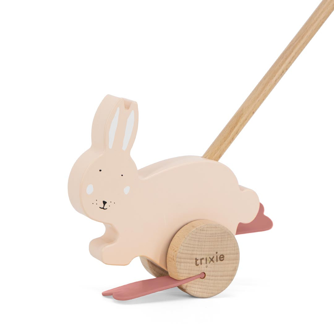 Trixie Wooden Push Along Toy - Mrs Rabbit