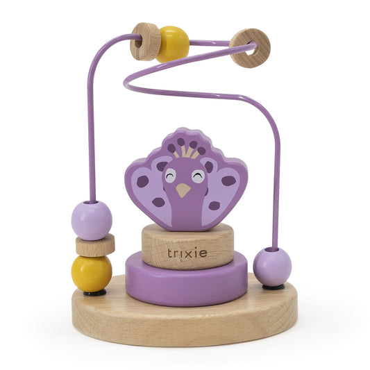 Trixie Wooden Bead Maze - Mrs Peacock