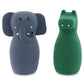 Trixie Bath toy splashing animals - Mrs. Elephant & Mr Crocodile