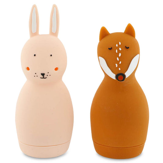 Trixie Bath Toy - Squeezy Animal - Mrs Rabbit & Mr Fox