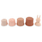 Trixie Silicone Stacking Cups - Mrs Rabbit