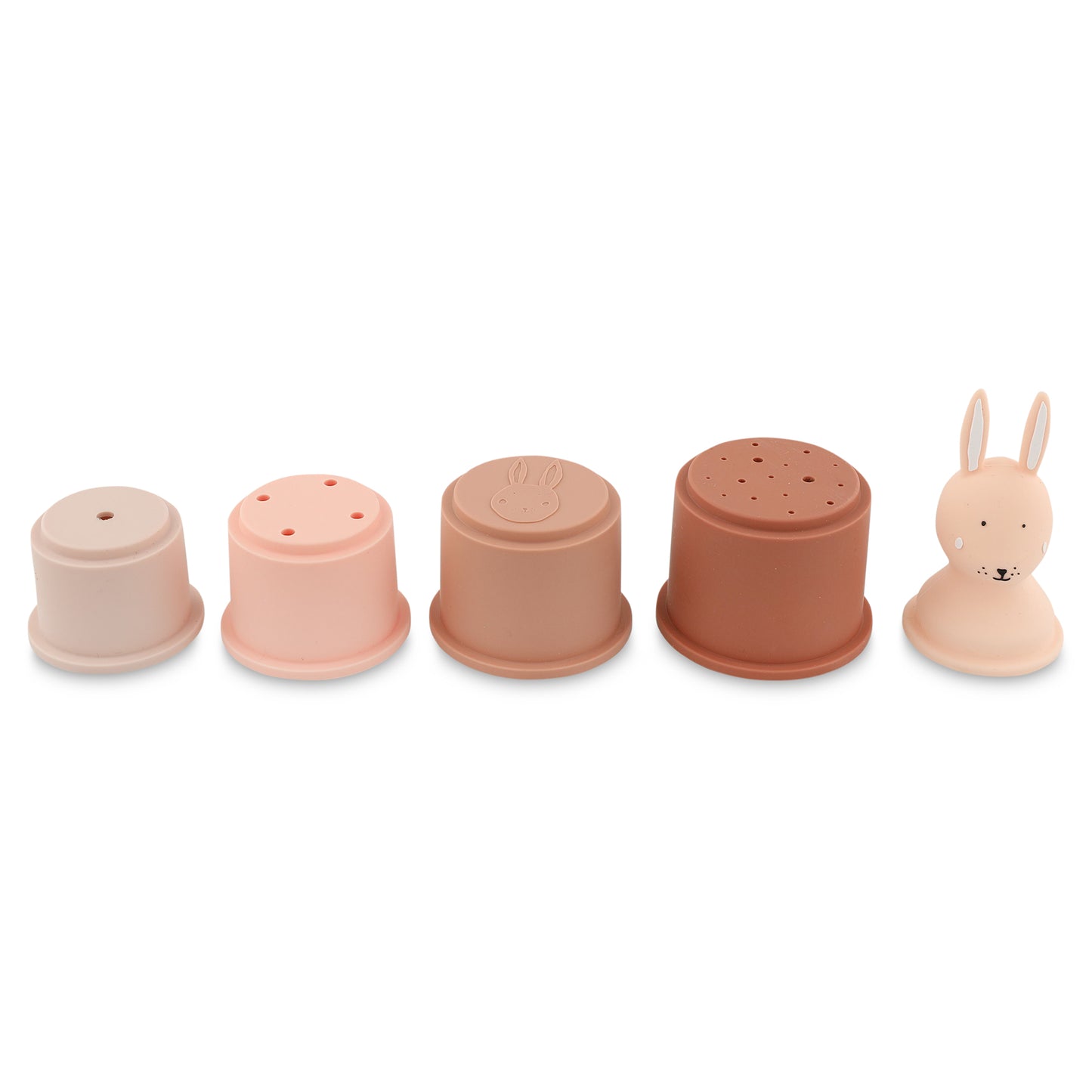 Trixie Silicone Stacking Cups - Mrs Rabbit