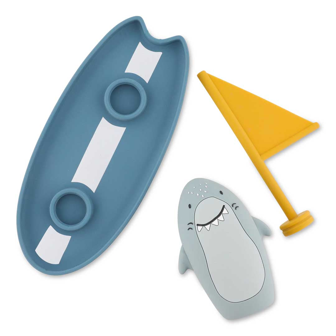 Trixie Bath Toy Surf board - Mr Shark