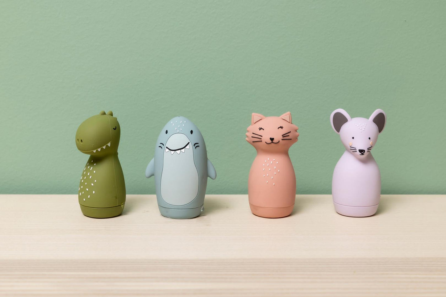 Trixie Bath Toy Splashing Animals - Mrs Cat & Mrs Mouse