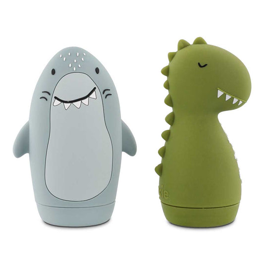 Trixie Bath toy splashing animals - Mr. Shark & Mr. Dino