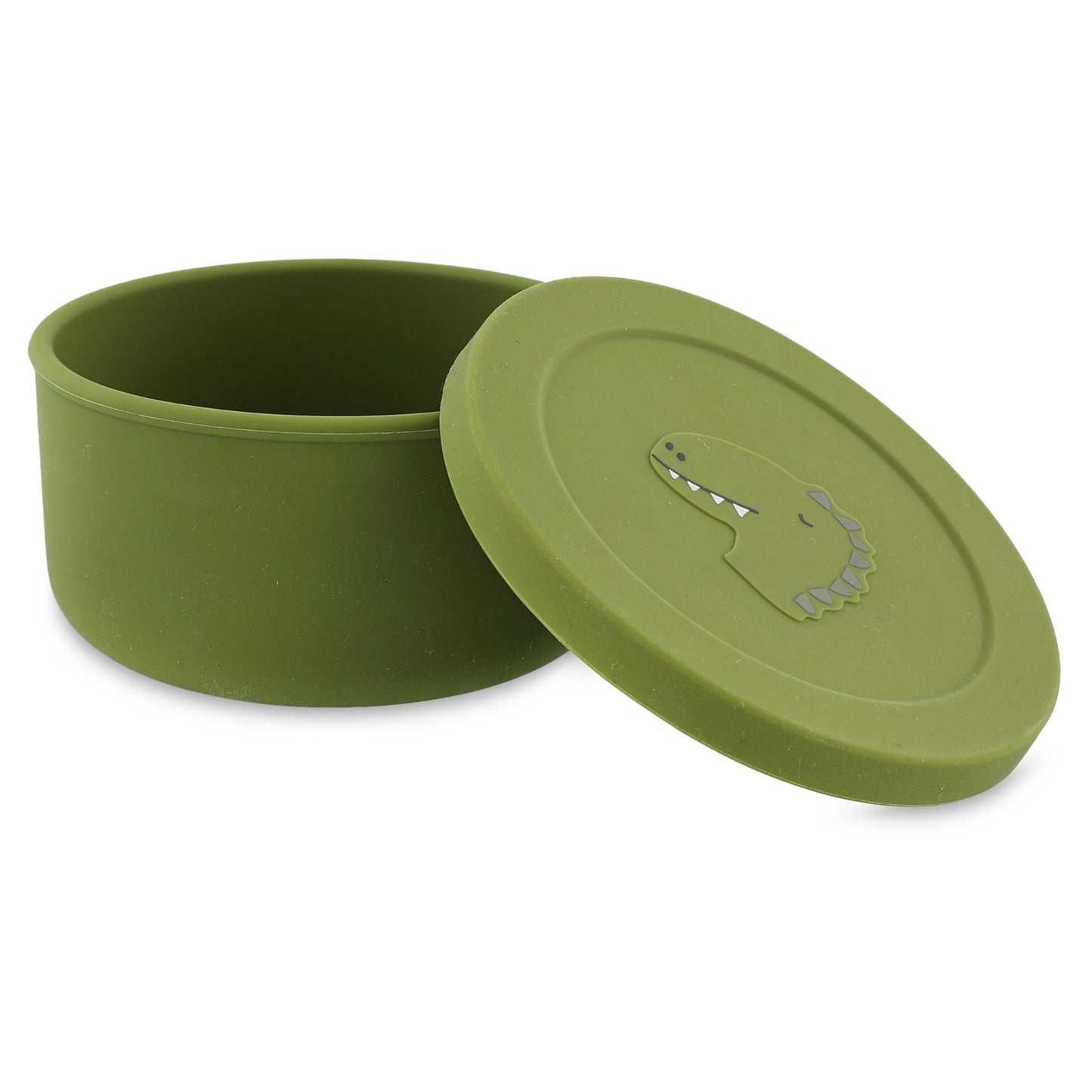Trixie Silicone Snack Pot with Lid - Mr Dino