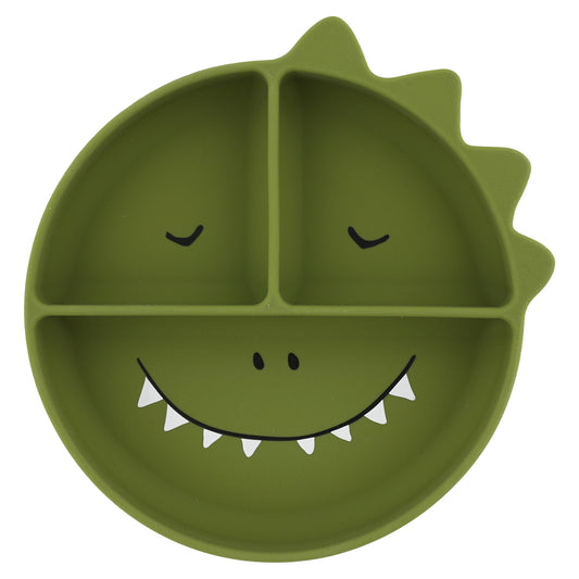 Trixie Silicone Divided Suction Plate - Mr Dino
