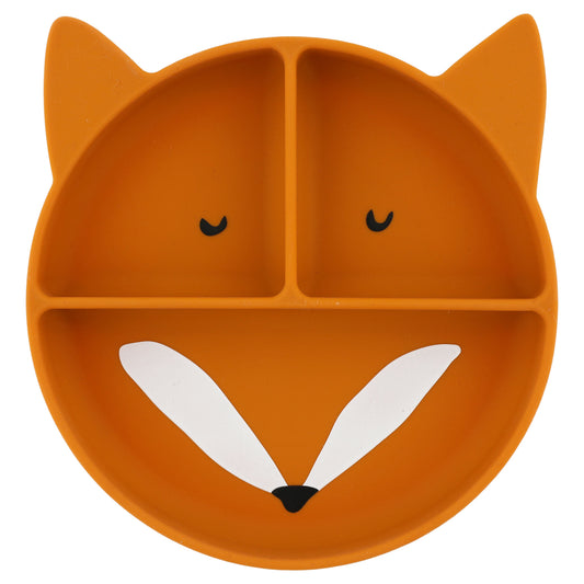 Trixie Silicone Divided Suction Plate - Mr Fox