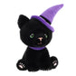 Keel Eco 15cm Black Cat with Purple Witches Hat