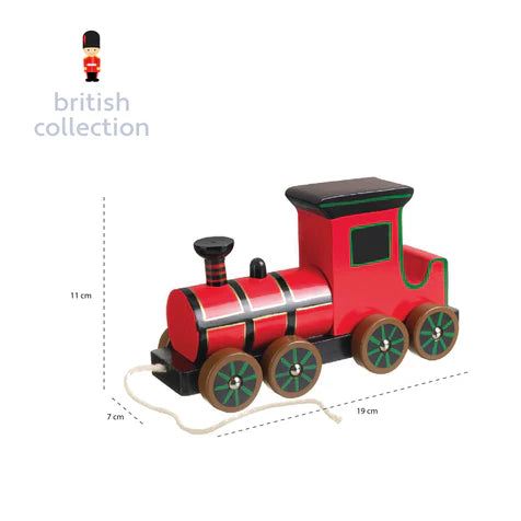 Orange Tree Toys Pull Along Steam Train