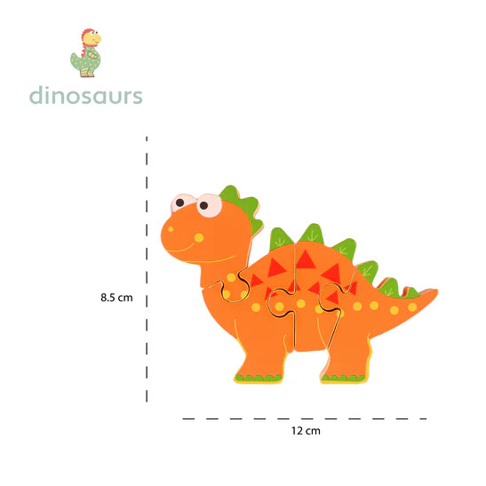 Orange Tree Toys Stegosaurus Mini Puzzle