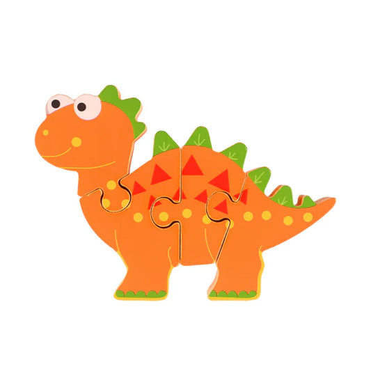 Orange Tree Toys Stegosaurus Mini Puzzle