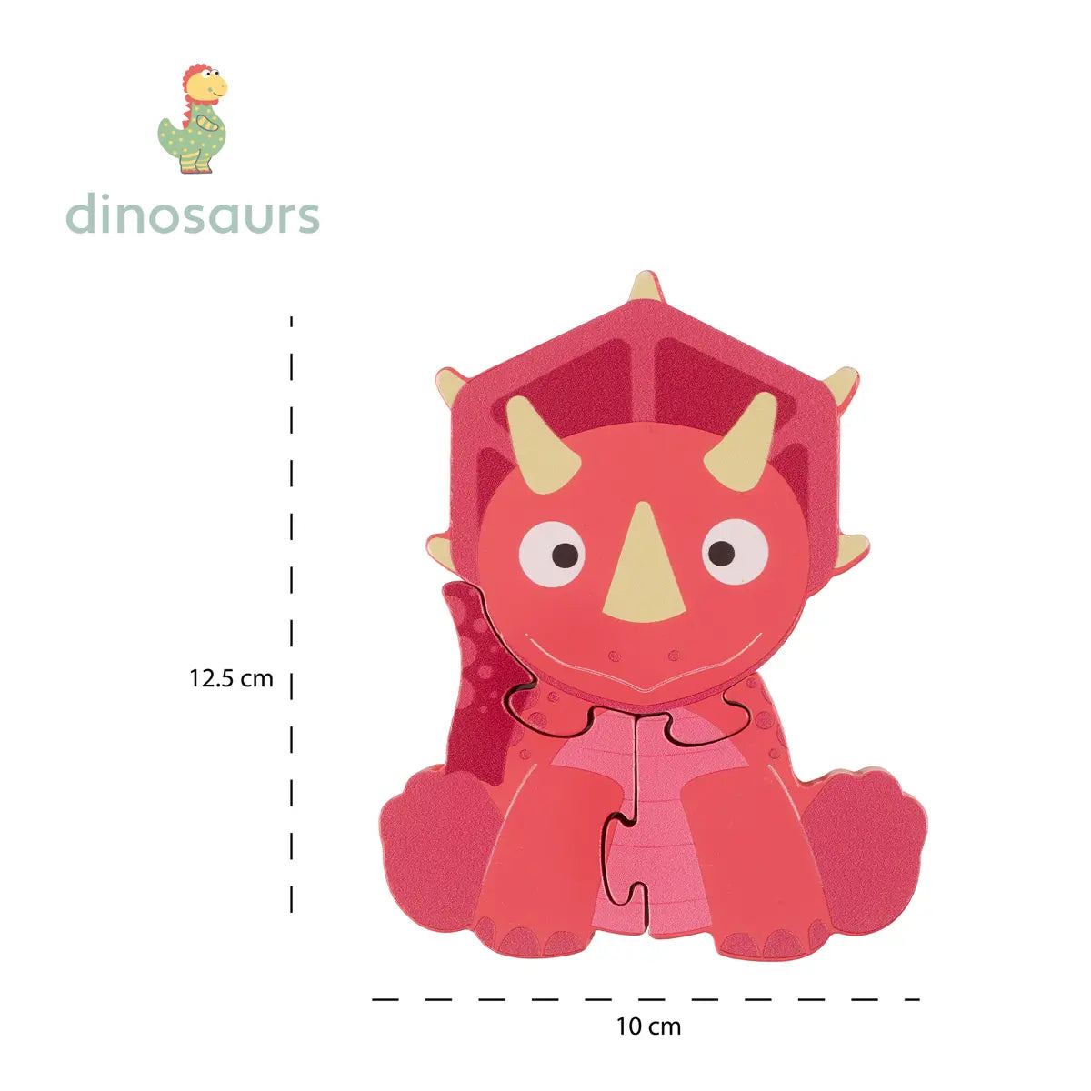 Orange Tree Toys Triceratops Mini Puzzle